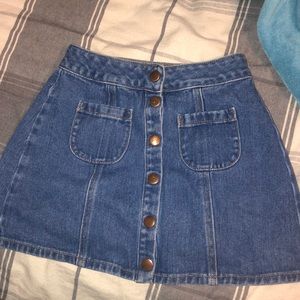 Brandy Melville jean skirt